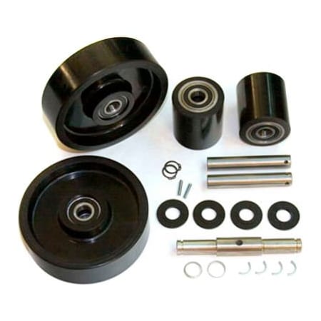 Gps - Generic Parts Service Complete Wheel Kit for Manual Pallet Jack GWK-2ZE57-CK - Fits Dayton Model No 2ZE57 GWK-2ZE57-CK